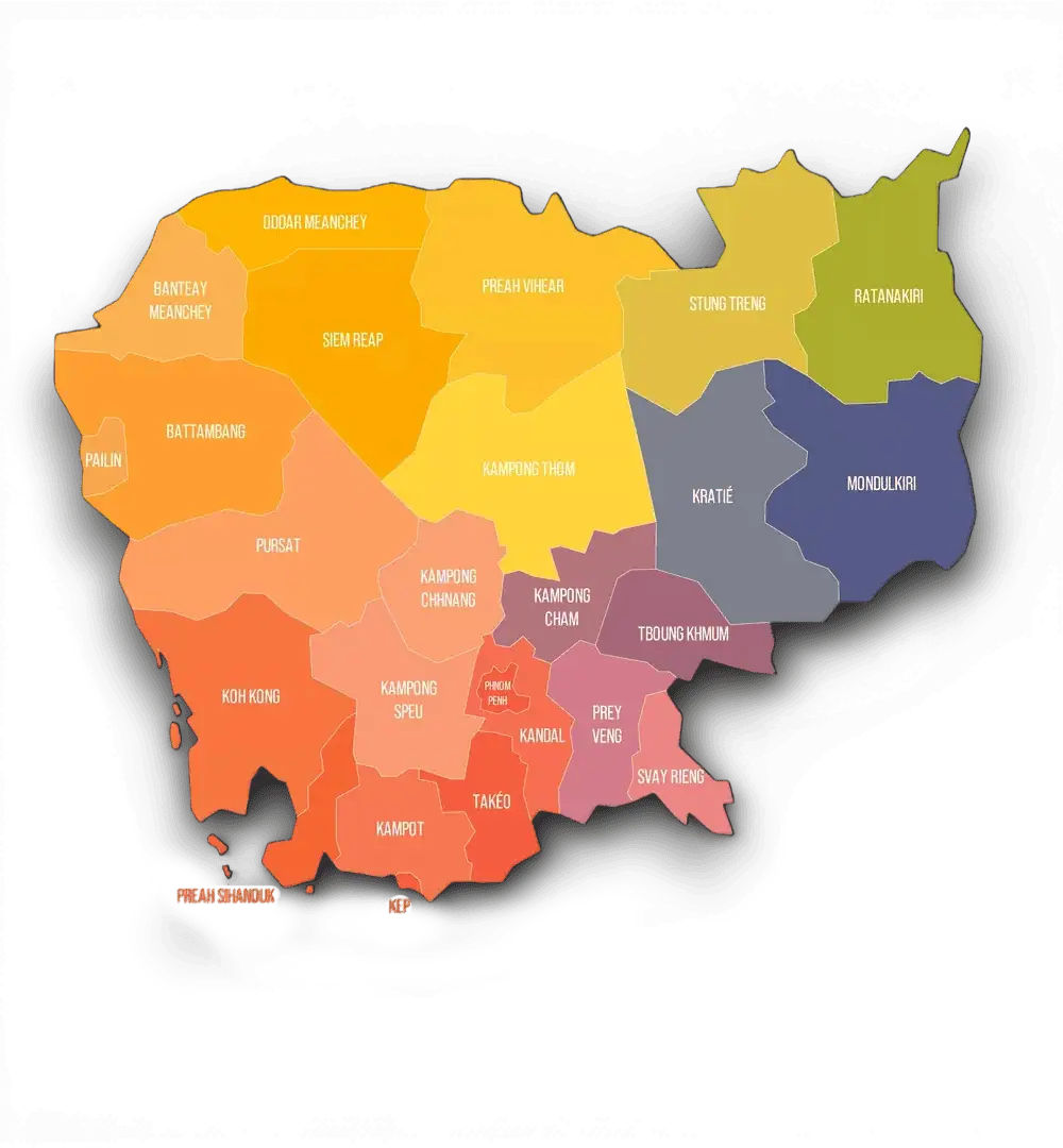 map cambodia